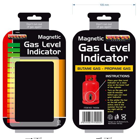 gas level indicator for bottles